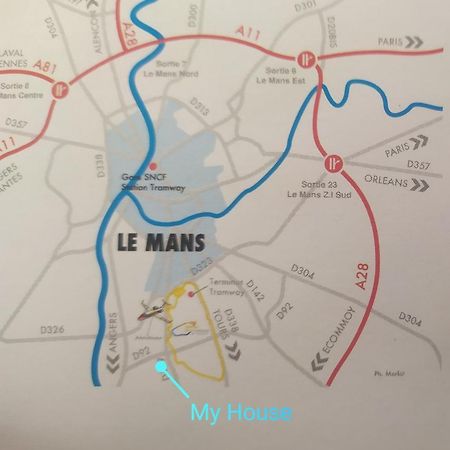 Chambres Le Mans 24 heures Arnage Extérieur photo